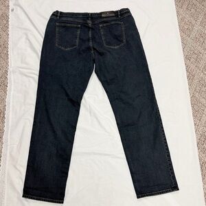 Men’s American Tall Dark Rinse Denim Jeans 44x38 Big & Tall Extra Long RARE